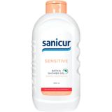 Sanicur Sensitive Bad en Douchegel - 4x 1000ml - Voordeelverpakking