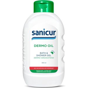 Sanicur - Dermo Oil - Douchecrème - Natuurlijke Ingrediënten - 95% Natuurlijke Oorsprong