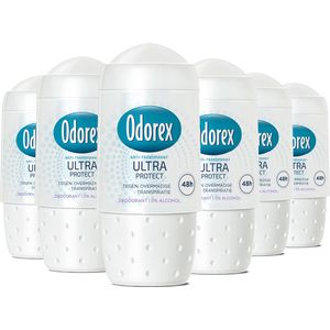 Odorex Ultra Protect Anti-Transpirant Deodorant Roller - 6x 50ml - Voordeelverpakking