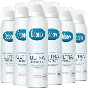 Odorex Ultra Protect Anti-Transpirant Deodorant Spray - 6x 150ml - Voordeelverpakking