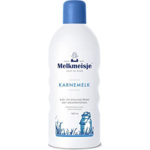 4x Melkmeisje Bad en Douche Crème Karnemelk 1000 ml