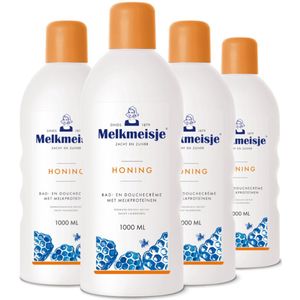 Melkmeisje - Honing - Bad- & Douchecrème - Zonnebloem - 200ml