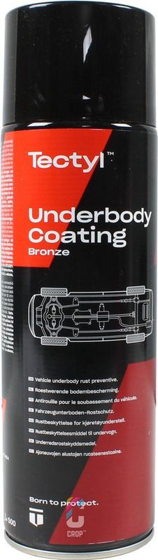 Valvoline - Tectyl Underbody Coating - 500ml - Spuitbus - Bitumen - Roestwerend