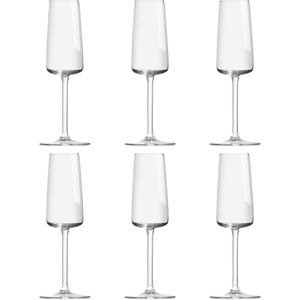 Royal Leerdam Champagneflûte Grandeur 22 cl - Transparant 6 stuks