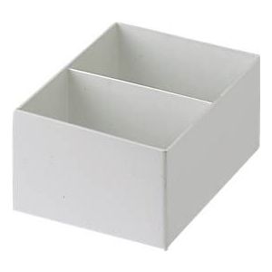 Inzetbak djois hoog 70x122x168mm 2-vaks gs | 4 stuks