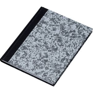 Notitieboek Djois Atlanta Excellent genaaid 210x165mm 96blz lijn grijs gewolkt