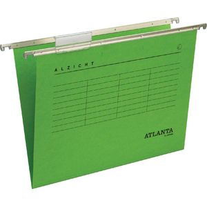 Atlanta Alzicht verticale hangmap A4 - 330 mm met V-bodem groen (25 stuks)