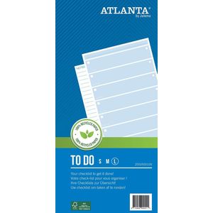 Things to do - Djois Atlanta - Notitieblok - Blauw - Recycled Papier - 100 Vel