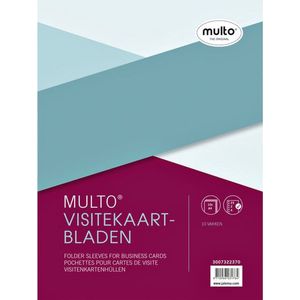 Multo showtas A4 voor visitekaartjes (10 stuks)
