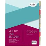 Multo - Tabbladen A4 23R 10-delig karton assorti | 1 stuk | 25 stuks