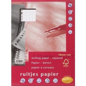 Multo Interieurpapier A4 23-gaats 80 g/m² Geruit 10 mm