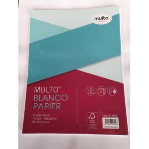 Multo ringbandpapier A5 blanco 80 grams 50 vel (17-rings)