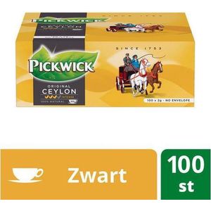 Thee Pickwick ceylon 100x2gr zonder envelop