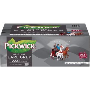 Pickwick thee, Earl Grey, pak van 100 stuks