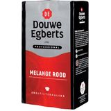 Koffie Douwe Egberts Snelfiltermaling Melange Rood 500gr