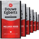 Koffie Douwe Egberts Snelfiltermaling Melange Rood 500gr