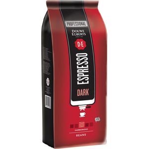 Douwe Egberts koffiebonen, espresso Dark, pak van 1 kg