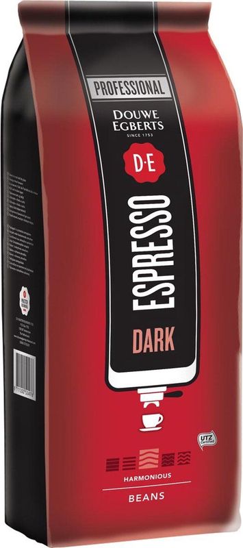 Douwe Egberts koffiebonen, espresso Dark, pak van 1 kg