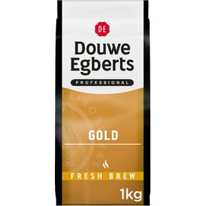 Douwe Egberts gemalen koffie voor automaten, Gold fresh brew, pak van 1 kg