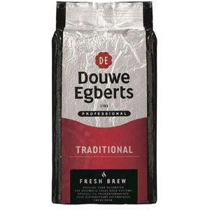 Douwe Egberts Traditional Fresh Brew 1 K - Zwart