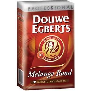 Douwe Egberts koffie Melange rood pak van 250 g