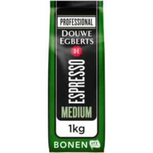 Koffie Douwe Egberts espresso bonen medium roast 1kg