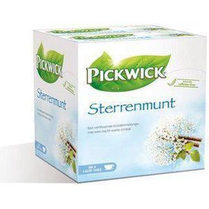 Pickwick Sterrenmunt Thee - 2 gram sterrenmunt - 4x20 zakjes