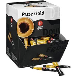 Douwe Egberts Pure Gold Instant Koffie Sticks, Dispenserdoos (pak 200 stuks)