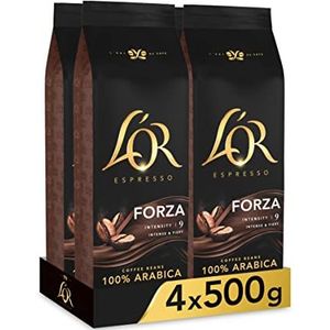 L'OR Espresso Forza Koffiebonen - Intensiteit 9/12 - 4 x 500 gram
