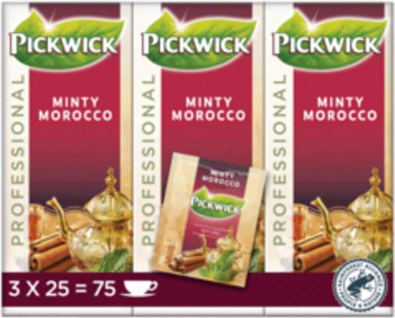 Thee pickwick minty morocco 2gr 25st | Omdoos a 3 pak x 25 stuk | 3 stuks