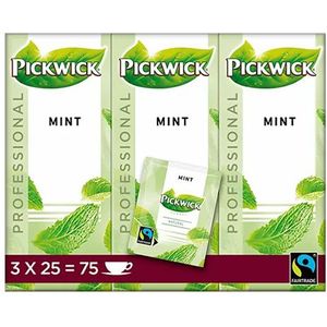 Thee pickwick fair trade mint 25x1.5gr | 3 stuks