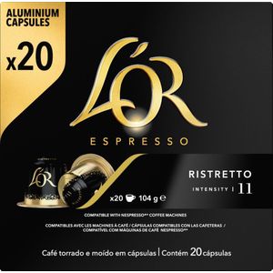 Koffiecups L'Or espresso Ristretto 20 stuks