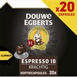 Douwe Egberts Espresso Krachtig Koffiecups - Intensiteit 10/12 - 10 x 20 capsules