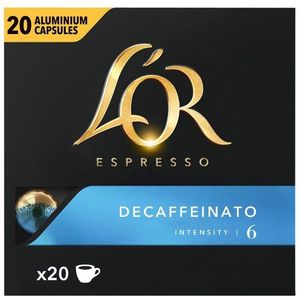 L'Or - Decaffeinato - Koffiecups - 20 Stuks