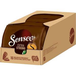 Senseo® Pads Extra Strong - Koffie RA-gecertificeerd - 5 verpakkingen x 16 koffiepads