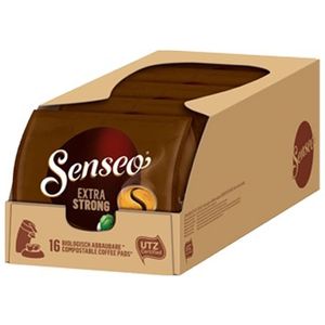 Senseo® Pads Extra Strong - Koffie RA-gecertificeerd - 5 verpakkingen x 16 koffiepads