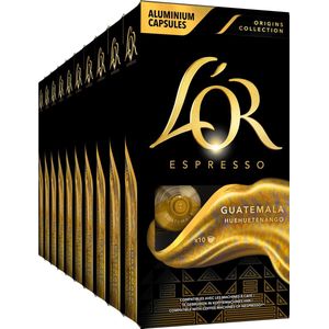 L'OR Espresso Origins Guatemala Koffiecups - Intensiteit 7/12 - 10 x 10 capsules