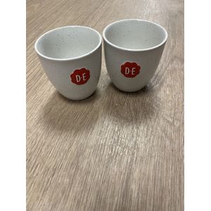 2 Douwe Egberts kopjes
