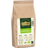 Jacobs Good Origin Espresso, 1 kg, Ganze Bohne, Bio & Fairtrade, röstig-süß, mit Toffee-Aroma