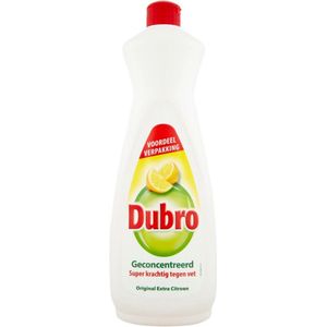 12x Dubro Afwasmiddel Extra Citroen 900 ml