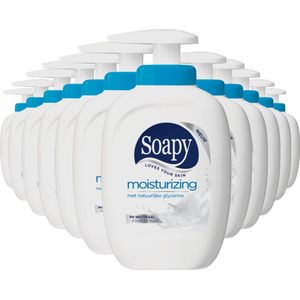 12 x Soapy Pomp 300ml Moisturizing - Voordeelverpakking
