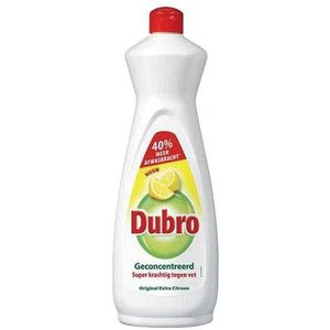 12x Dubro Afwasmiddel Extra Citroen 550 ml