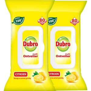 Dubro Multi Ontvetter Doekjes - 2 Stuks - Voordeelverpakking