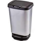 Vuilnisbak - Zwart - Kunststof - 30 Liter