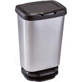 Vuilnisbak - Zwart - Kunststof - 30 Liter