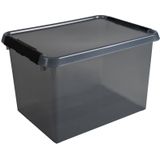 Opbergbox - Transparant - Kunststof - 30L