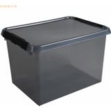 Opbergbox - Transparant - Kunststof - 30L