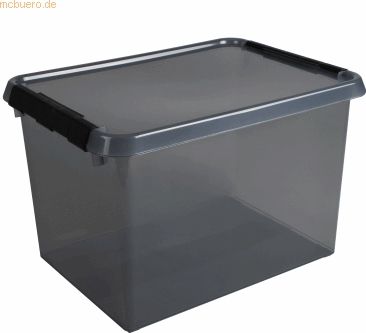 Opbergbox - Transparant - Kunststof - 30L