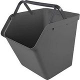 Sunware - Sigma home sorteer unit 60L antraciet - 49,3 x 38,8 x 44,8 cm