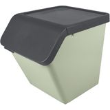 Sunware - Sigma home sorteer unit 60L groen - 49,3 x 38,8 x 44,8 cm